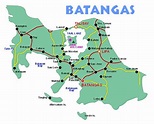 Batangas Tourist Map - Batangas • mappery