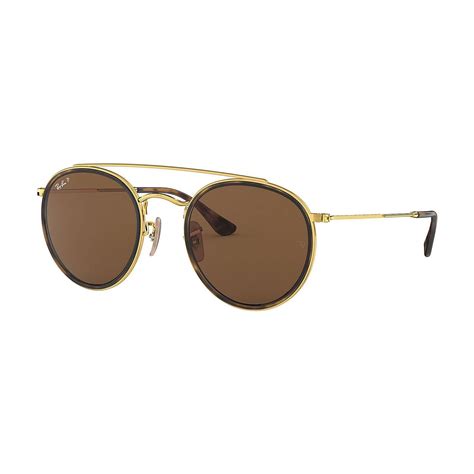 Ray Ban Rb3647n Round Sunglasses Gold In 2023 Ray Ban Round