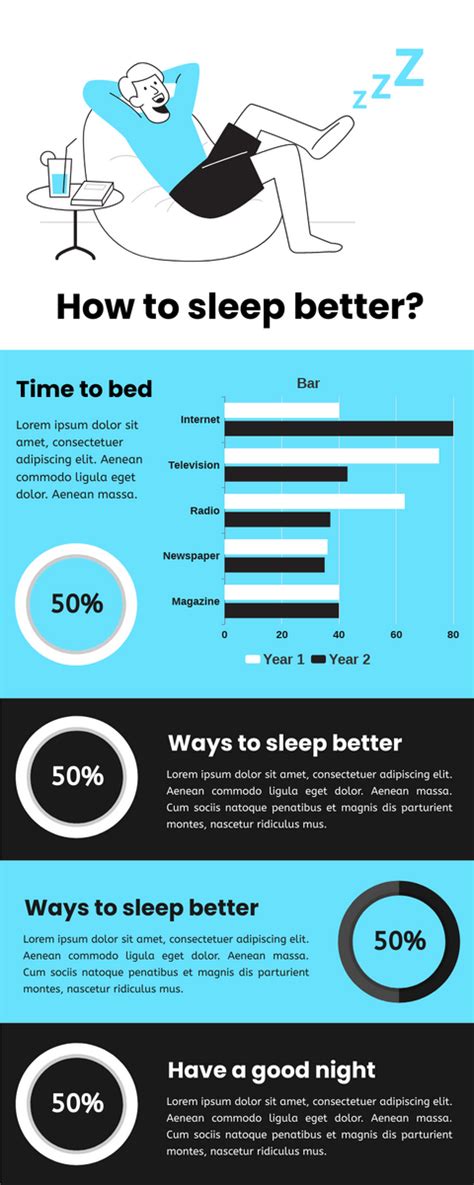 how to sleep better infographic infographic template