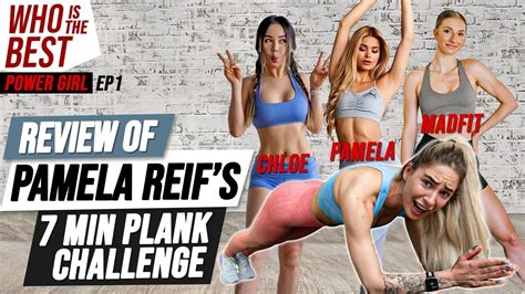 i tried pamela reif s 7 minute plank workout challenge my quick fit fun review youtube