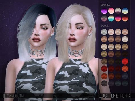 Lush Life Hair Download Sims 4 Born To Raise Hell Sims Mods Sims 4