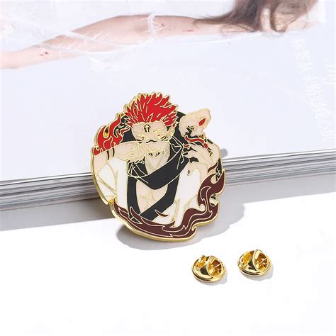 Japanese Anime Icons Jujutsu Kaisen Enamel Pin Brooches Clothes