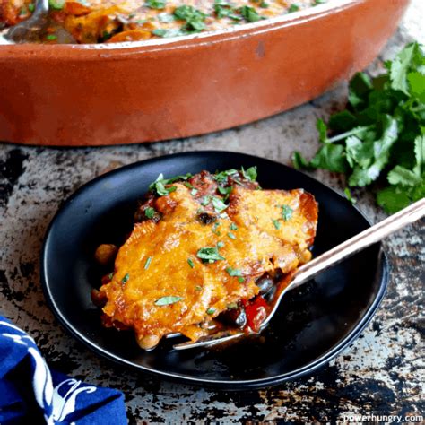 Wonder how to create the cuts in the potatoes without cutting all the way through? Sweet Potato Enchilada Bake {Vegan, Grain-Free, Super-Easy ...
