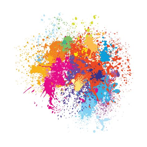 ️colorful Paint Splatter Background Free Download