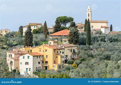 Settignano Is An Ancient Tuscan Town On A Hill With A Beautiful