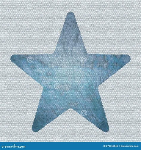 A Graphic Blue Star Stock Illustration Illustration Of Decorative