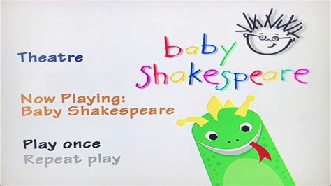 Baby Shakespeare Dvd Menu Youtube