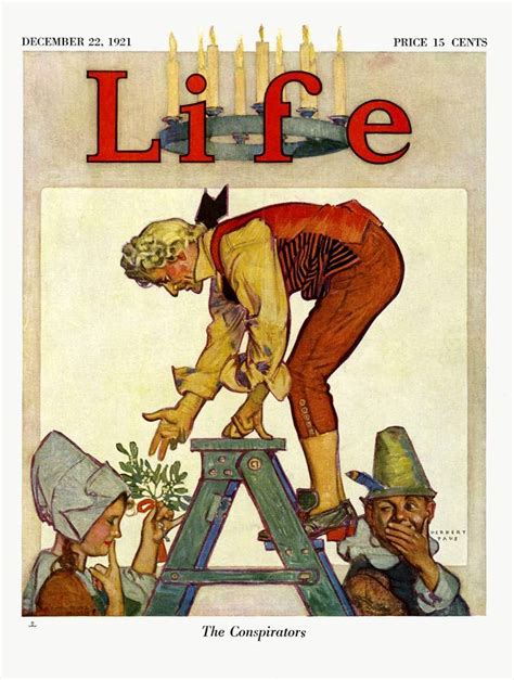 Life 1921 12 22 Christmas Cover Magazine Cover Life Magazine Covers
