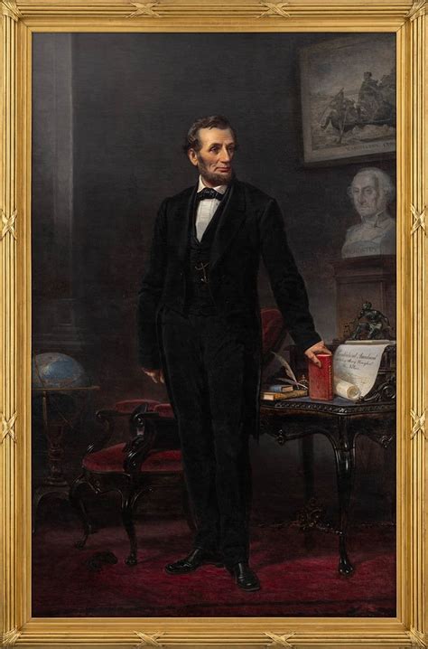 Life Size 1865 Portrait Of Abraham Lincoln Stands Tall At The National