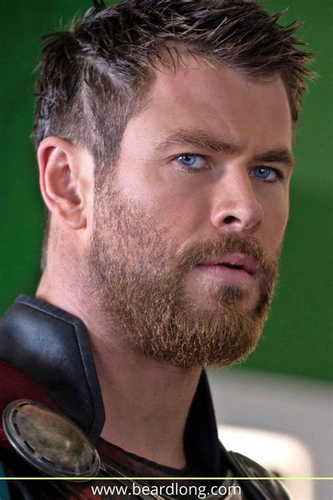 Chris Hemsworth Thor Beard Style Step By Step Beardlong Chris