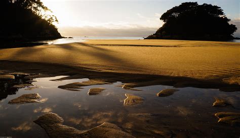 Wallpaper Sunlight Landscape Sunset Sea Bay Lake Rock Nature