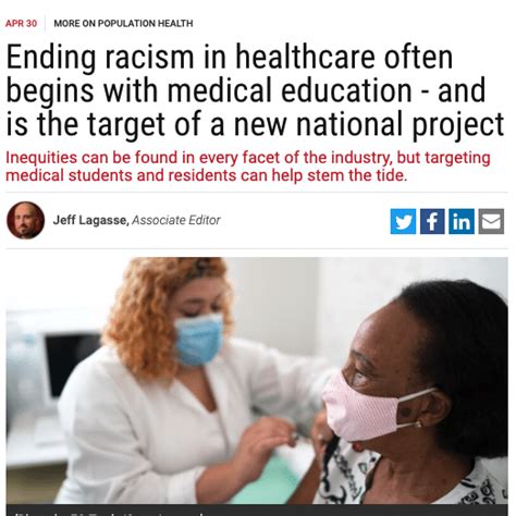 Healthcare Finance News Ending Racism In Healthcare Often Begins With