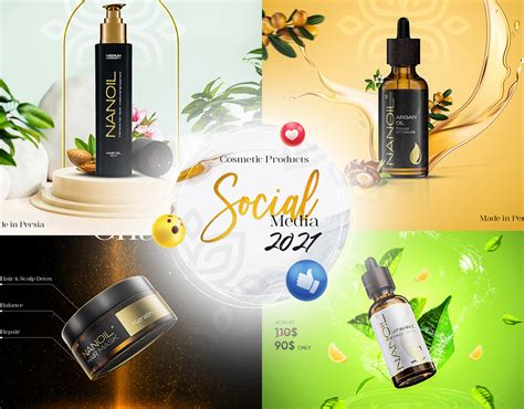 Beauty Products Social Media Advertisement On Behance