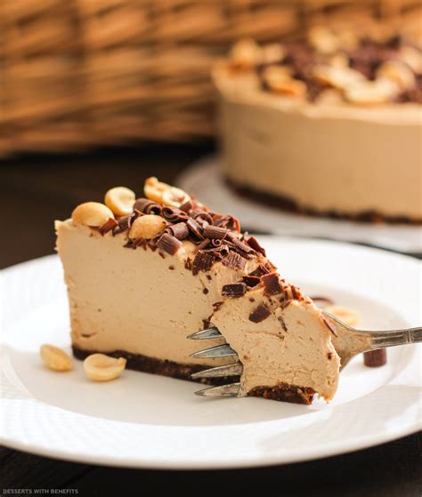 If you're not worried about making this cake vegan, you can swap in any. Desserts With Benefits Healthy Chocolate Peanut Butter Raw Cheesecake (no bake, low sugar, high ...