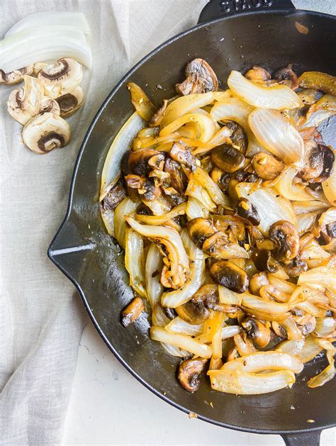 Sautéed Mushrooms And Onions Recipe Lifes Ambrosia