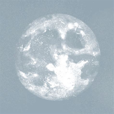 Grey Full Moon Illustration Vector Premium Vector Illustration Rawpixel