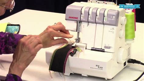 Basic Operations Of The Janome Mylock 634d And 1110dx Pro Serger Overlock