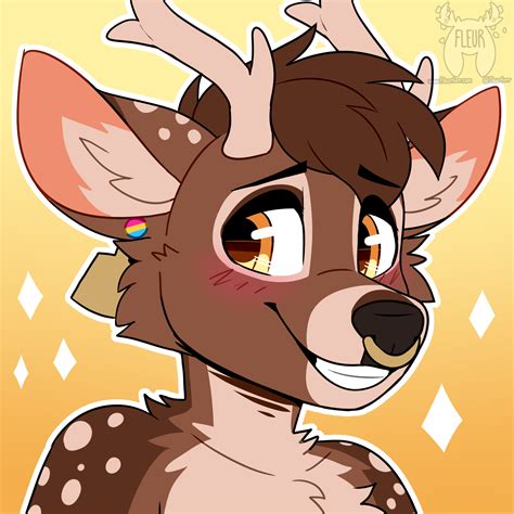 Icon Comm For A Cute Deer Art By Me Fleurfurr On Twitter Rfurry