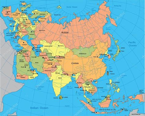 Mapa De Europa Y Asia Con Division Politica Y Nombres Goimages Connect