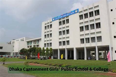 Dhaka Cantonment Girls Public School And College All Admission Bd
