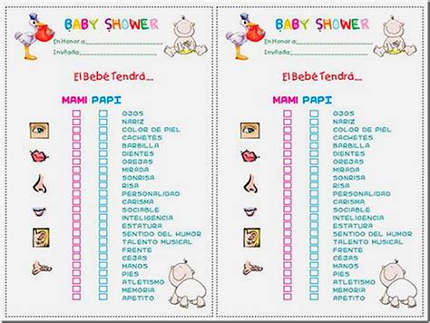 Juegos Para Baby Shower Ordenar Palabras Baby Palabras Ordenar Para
