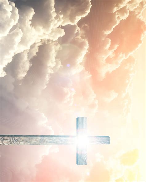 Cross In Sky Sh1 Catholic Picture Print Etsy