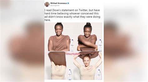 Black Model Who Appeared In Dove Ad Says It Was Not Racist World News The Indian Express