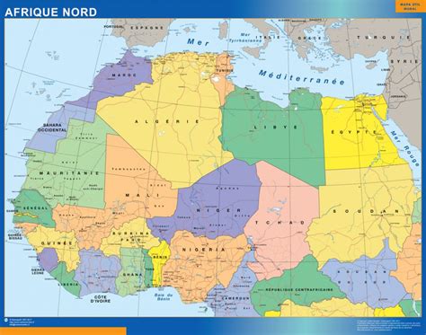 North Africa Mappa Mappe Mondo Netmaps