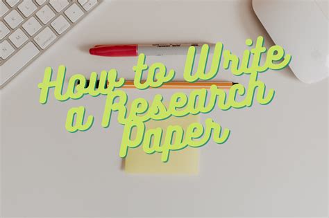 How To Write A Research Paper Full Guide And Template