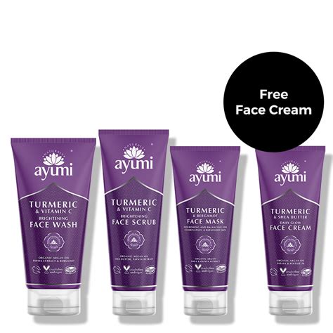 Organic Ayumi Turmeric Face Wash Set Ml For A Radiant Skin