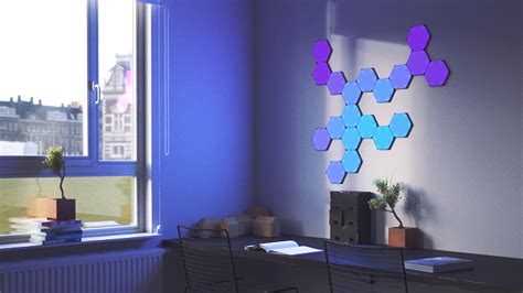 Nanoleaf Adds Hexagonal Light Panels And Canvas Mounting Grid To