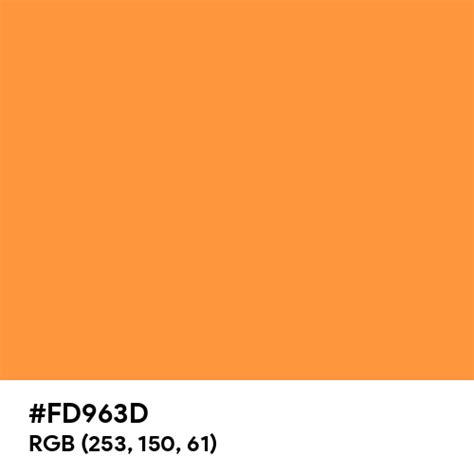 Spring Orange Color Hex Code Is Fd963d