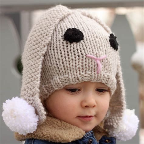 Learn to knit barnyard finger puppets, felted blocks, and a sweet teddy bear. Bunny Baby Hat Free Knitting Pattern - Gina Michele