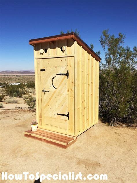Diy Outhouse Howtospecialist How To Build Step By Step Diy Plans