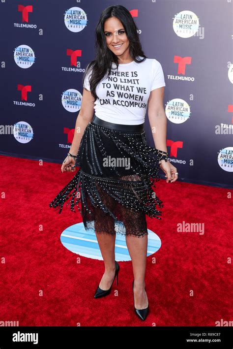 Hollywood Los Angeles Ca Usa October 25 Ana Lorena Sanchez At The 2018 Latin American