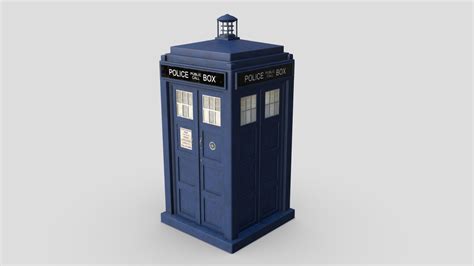 Tardis Buy Royalty Free 3d Model By Dusanlamos 668e57f Sketchfab