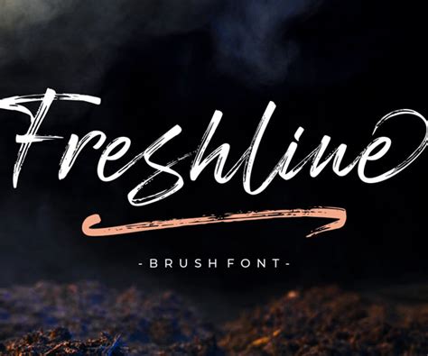 25 Best Brush Fonts 2019 Fonts Graphic Design Blog