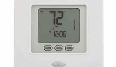 carrier wall thermostat manual