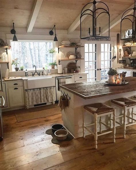 Cottage Style Farmhouse Kitchen Design Home Decor Kitchen Rustic