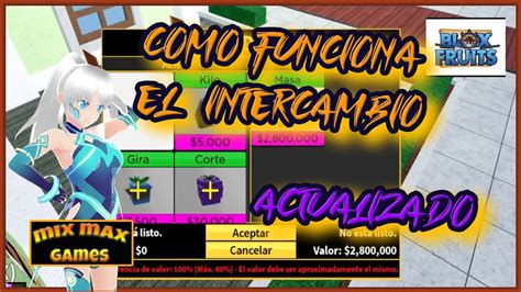 💰actualizado Como Funciona Intercambio Frutas Y Gamepass ⚖ Blox Fruits