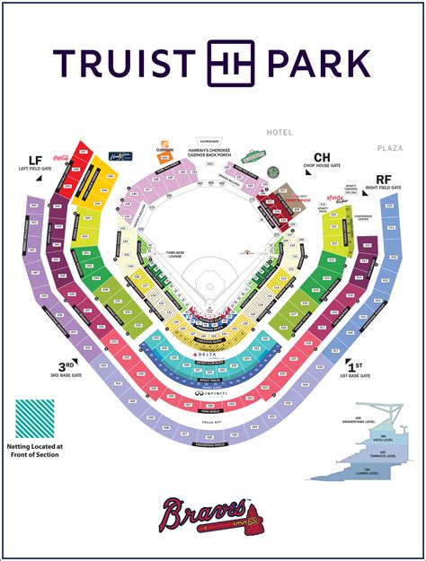 Atlanta Braves Seating Chart With Seat Numbers Awesome Home