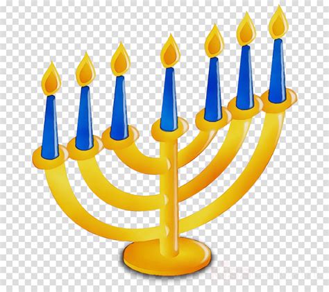 Hanukkah Clipart Hanukkah Menorah Candle Transparent Clip Art