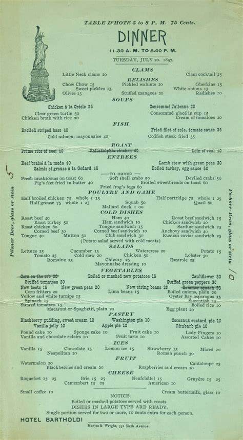 Limited menu effective september 2020 until further notice. Vintage Restaurant Menus - Cumshot Brushes
