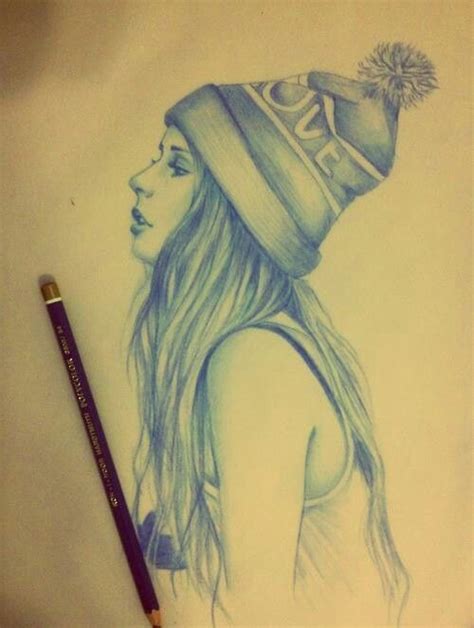 girl with beanie drawing - Google Search | Girl sketch, Sketches, Art
