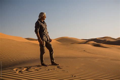 Man In The Desert By Stocksy Contributor Mauro Grigollo Stocksy