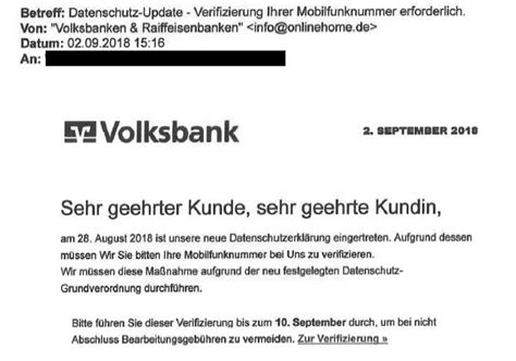 Hier finden sie informationen zu beratung, ausstattung und öffnungszeiten. Raiffeisen-Bank Eschweiler eG Phishing-Mail ...