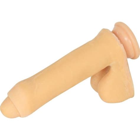 Uncut Emperor Soft Suction Cup Dong Ivory Sex Toys And Adult