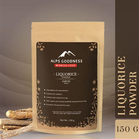 Buy Alps Goodness Powder Liquorice 150 G Online At