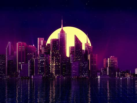 Download 800x600 Wallpaper Moonlight City Dark Digital