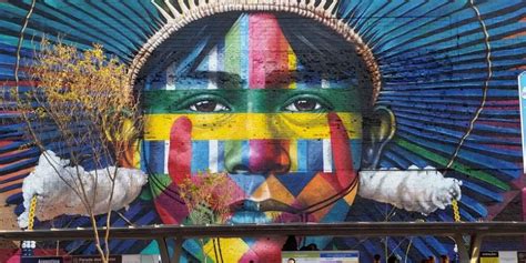 Mural Etnias De Kobra Entra Para O Guinness Como Maior Grafite Do